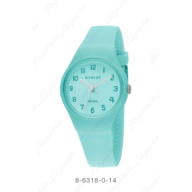 NOWLEY RELOJ RACING ANALOGICO VERDE CLARO                                                           