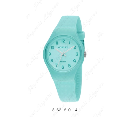 NOWLEY RELOJ RACING ANALOGICO VERDE CLARO                                                           