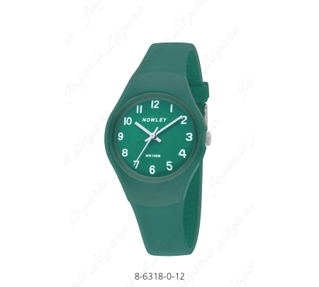NOWLEY RELOJ  RACING ANALOGICO VERDE OSCURO                                                         
