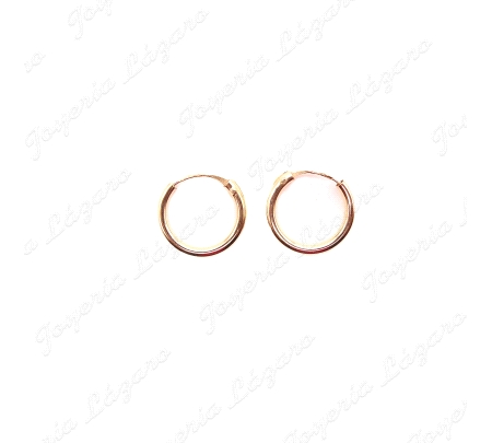 PEND. AROS ORO 18 KTS LIGEROS 1.5X11                                                                