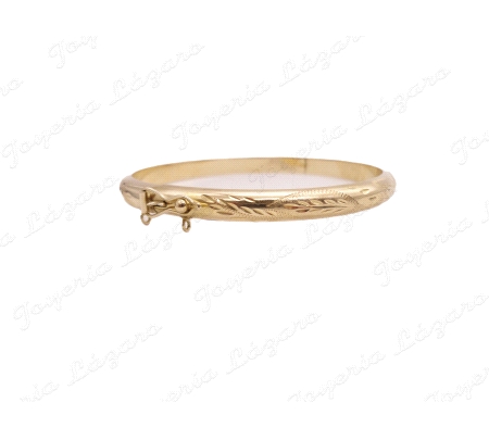 PULSERA 1/2 CAÑA ORO 18KT OCASION                                                                   