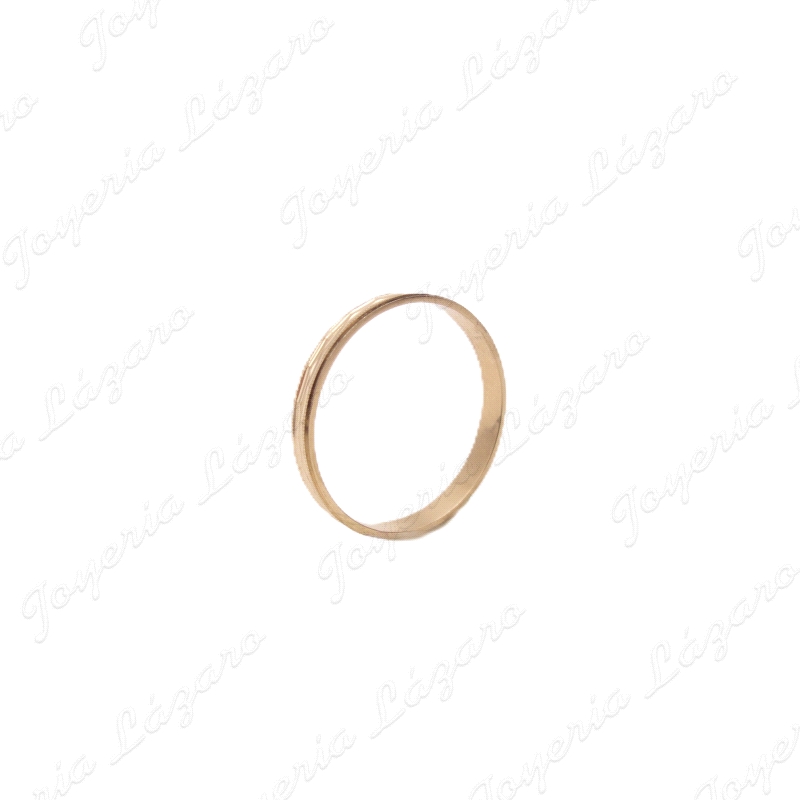 ALIANZA ORO 18KT OCASION MEDIA CAÑA 3 MM                                                            