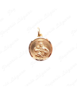 MEDALLA ORO 18KT OCASION ESCAPULARIO 18MM                                                           