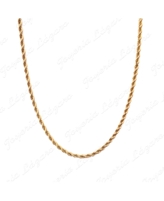 CORDON SALOMONICO 50 CM. ORO 18KT OCASION 3MM                                                       