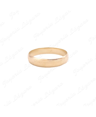 ALIANZA ORO 18KT OCASION MEDIA CAÑA 5 MM