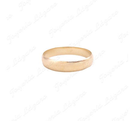 ALIANZA ORO 18KT OCASION MEDIA CAÑA 5 MM