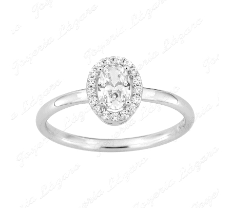 SORTIJA PLATA MURAT ROSETON CIRCONITAS
