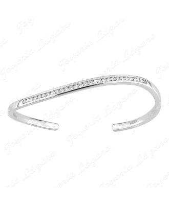 PULSERA PLATA MURAT BRAZALETE ONDULADO CIRCOS CARRIL                                                
