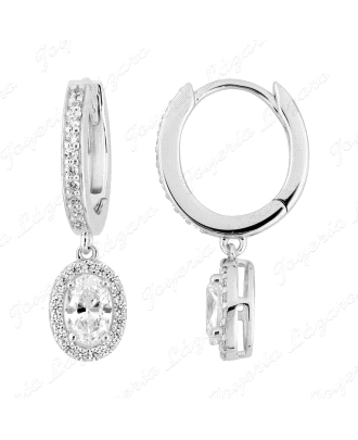 PEND. AROS PLATA MURAT ROSETON CIRCONITAS COLGANDO                                                  