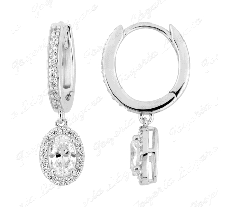 PEND. AROS PLATA MURAT ROSETON CIRCONITAS COLGANDO                                                  