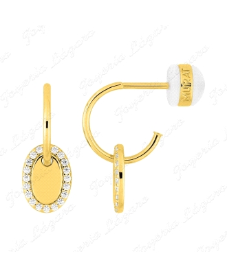 PEND. SEMI AROS PLATA CHAPADA MURAT CALBROTE CIRCONITAS                                             
