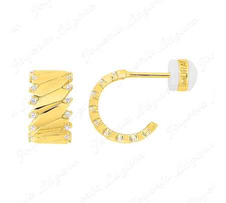 PEND.SEMI AROS PLATA CHAPADA MURAT CIRCONITAS BORDES                                                