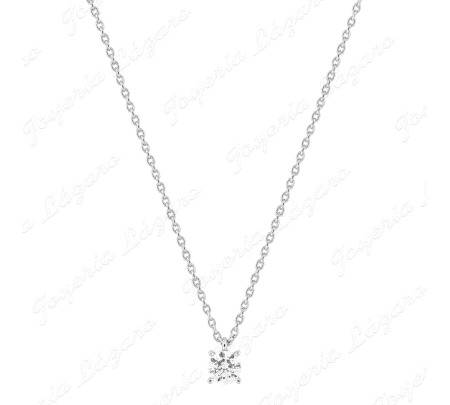 GARGANTILLA PLATA MURAT CIRCONITA / PUNTO DE LUZ 4 GARRAS