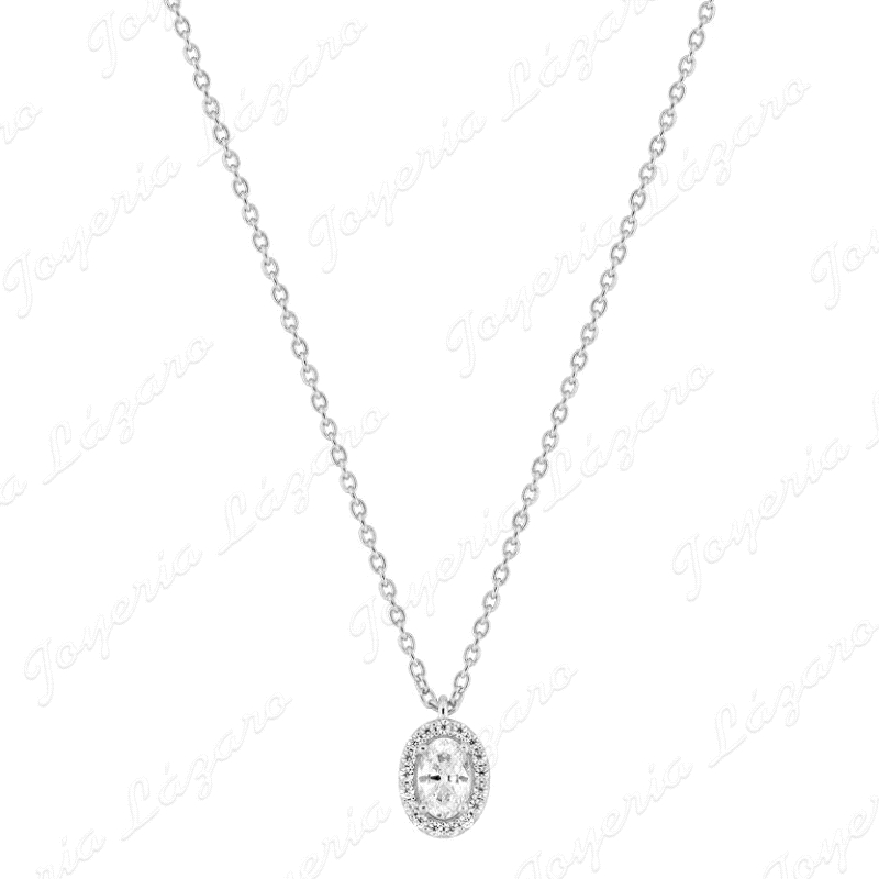 GARGANTILLA PLATA MURAT ROSETON CIRCONITAS                                                          