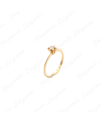 SORTIJA ORO 18KT SEMINUEVO SOLITARIO 6 GARRAS