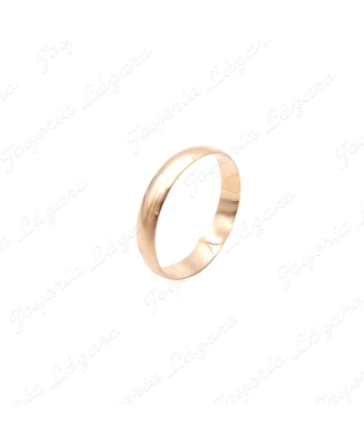 ALIANZA ORO 18KT SEMINUEVA 1/2 CAÑA 3.5MM