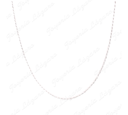 CADENA 50 CM. PLATA CORDON SALOMONICO 1.5 FINO
