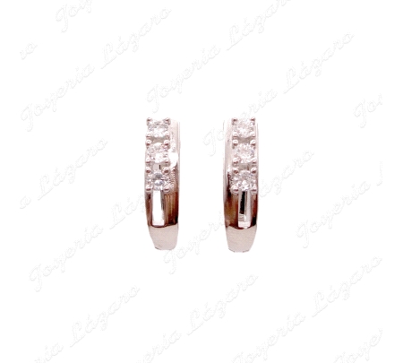 PEND. PLATA CATALAN MEDI ARO 3 CIRCONITAS 4GARRAS