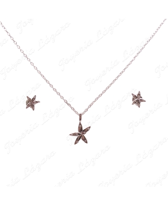 JUEGOS PLATA PENDIT+GARGANTLL. ESTRELLAS