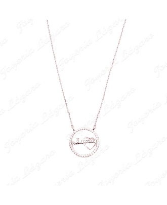 GARGANTILLA PLATA MAMA CORAZON CIRCONITAS                                                           