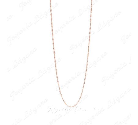 CADENA 50 CM. ORO 18KT OCASION SINGAPUR 1.5MM
