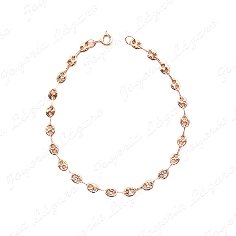 PULSERA ORO 18KT OCASION CALABROTE 3MM,17.5CM                                                       