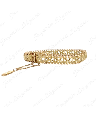 PULSERA ORO 18KT OCASION PRINCESA +CDD,SS+BUHO
