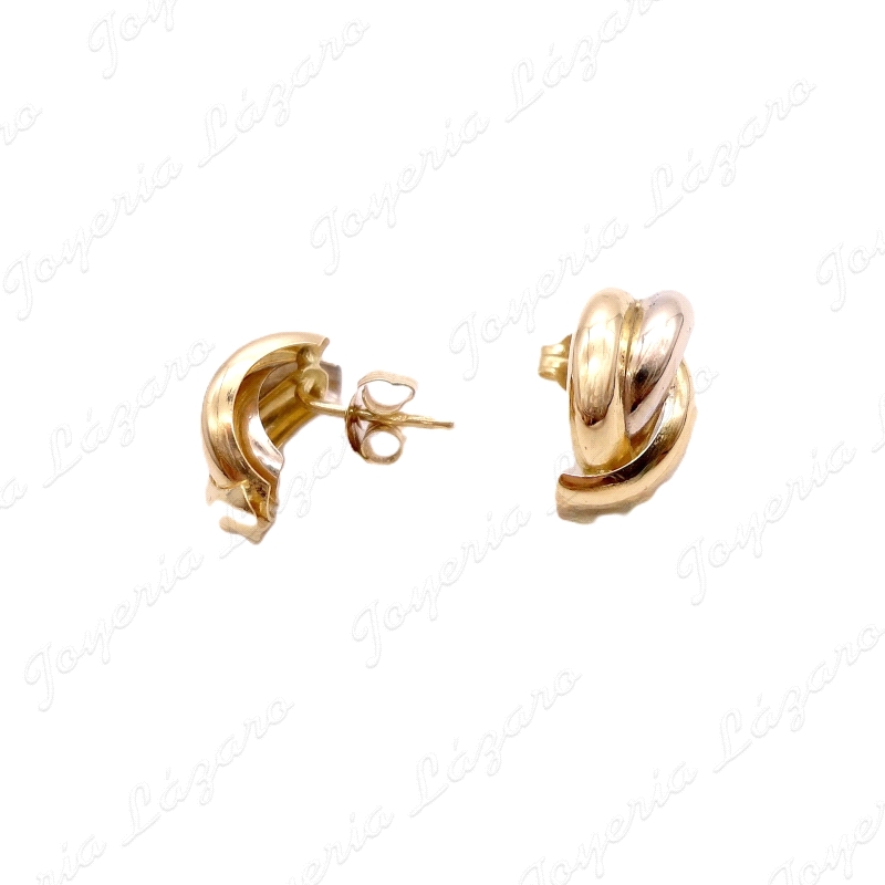PEND. ORO 18KT OCASION BICOLOR 3 MEDIOS AROS                                                        