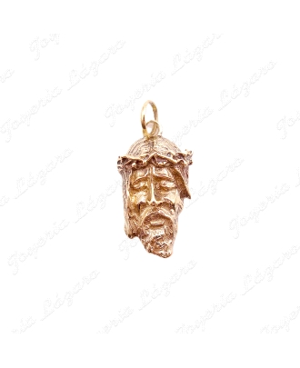 COLGANTE ORO 18KT OCASION CABEZA CRISTO MEDIANA