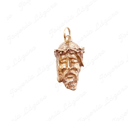 COLGANTE ORO 18KT OCASION CABEZA CRISTO MEDIANA