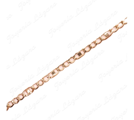 CADENA 60 CM. ORO 18KT OCASION 3X1 PLANA