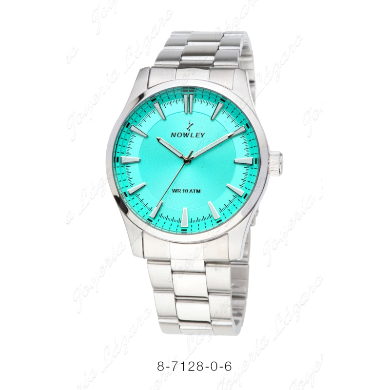 NOWLEY RELOJ HOMBRE ACERO ESFERA CRELESTE 42 X 42 X 10 MM
