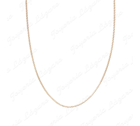CADENA 70 CM. ORO 18KT SEMINUEVA BARBADA 2MM                                                        