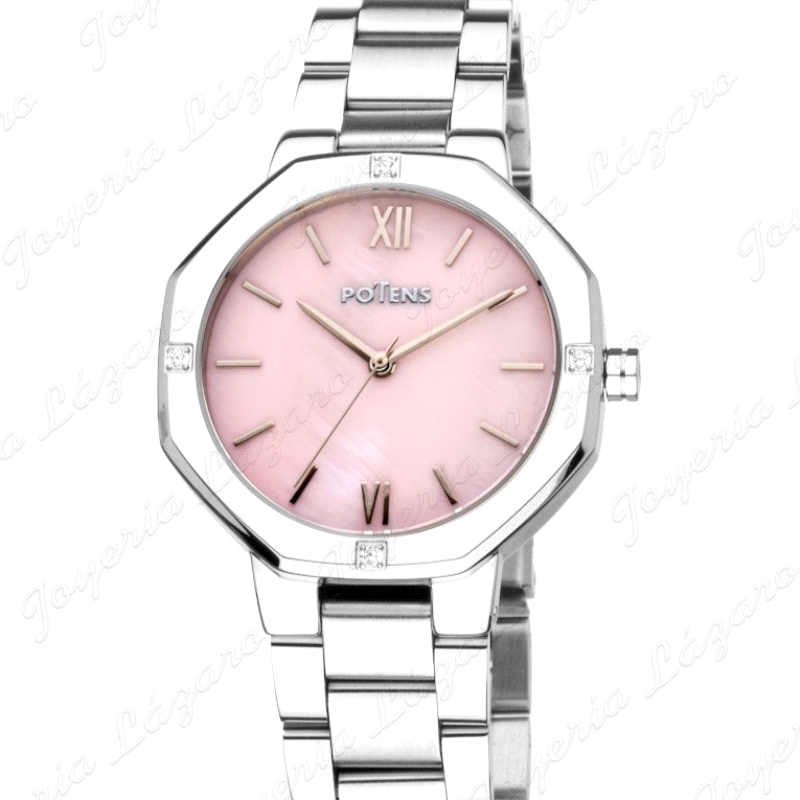 POTENS RELOJ SRA. COLECCION NEW YORK ESF. NACAR  OCTOGONAL                                          