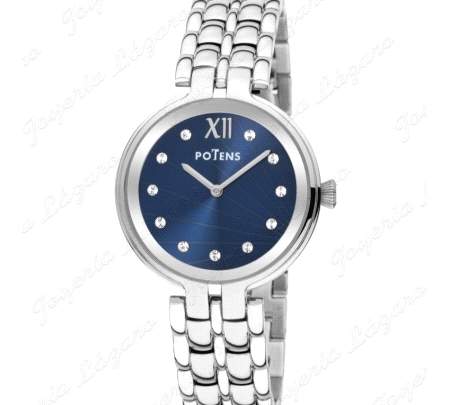 POTENS RELOJ SRA.  COLECCION PARIS ESF. AZULPUNTOS CIRCONITAS                                       