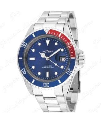 POTENS RELOJ, BORA BORABISEL PEPSI ESF. AZUL DISEÑO ROLEX                                           