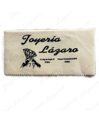 LIMPIEZA JOYAS VARIOS GAMUZA/TOALLITA LIMPIA JOYAS 18X18