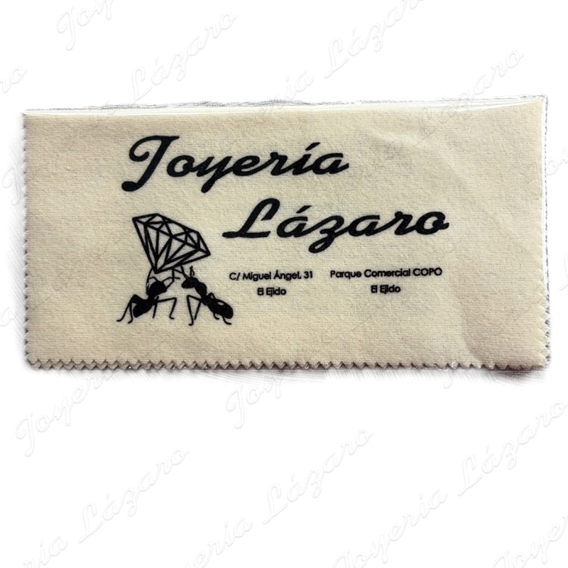LIMPIEZA JOYAS VARIOS GAMUZA/TOALLITA LIMPIA JOYAS 18X18
