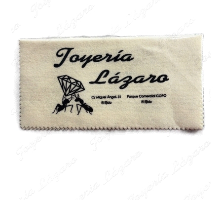 LIMPIEZA JOYAS VARIOS GAMUZA/TOALLITA LIMPIA JOYAS 18X18