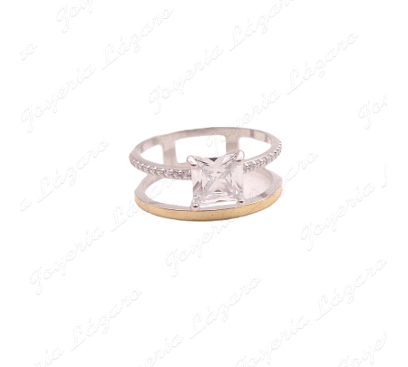 SORTIJA PLATA+ ORO 9KT SVITOZAR                                                                     