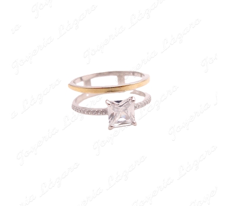 SORTIJA PLATA+ ORO 9KT SVITOZAR