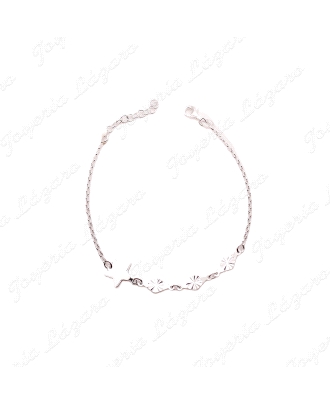 PULSERA PLATA ESTRELLA Y ROMBOS TALLASDOS                                                           