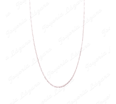 CADENA 70 CM. PLATA 3X1