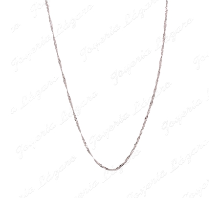 CADENA 70 CM. PLATA SINGAPUR