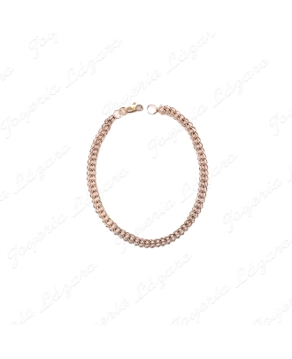 PULSERA ORO 18KT OCASION 17.5CM TRENZADA TRIPLE                                                     