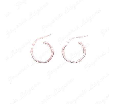 PEND. AROS PLATA PEQUEÑO VISAGRA 16MM
