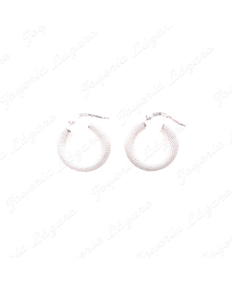 PEND. AROS PLATA MALLA PEQUEÑO 4MM, 10MM INT