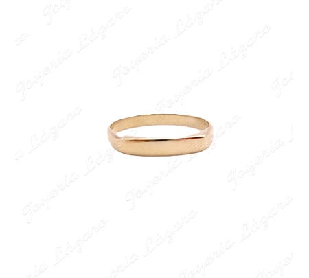 SORTIJA ORO 18KT SEMINUEVO SELLO RECTANGULAR FINO MACIZO