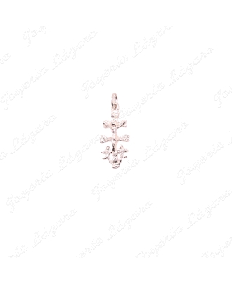 PLATA CRUZ DE CARAVACA+CRISTO RELI. GRAN