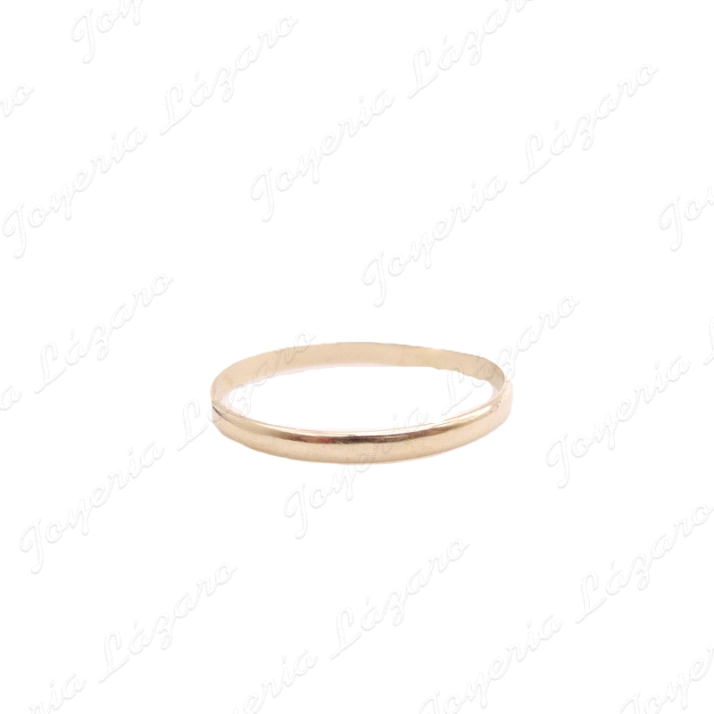 ALIANZA ORO 18KT OCASION 2.5MM 1/2 CAÑA